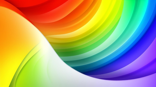 Photo rainbow background with a rainbow background