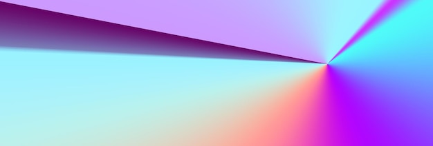 Rainbow banner abstract background