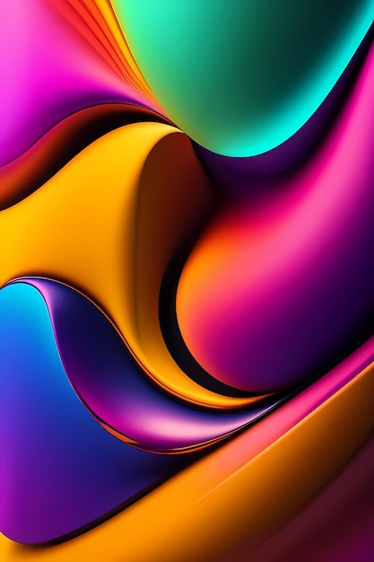 Rainbow blend background layers abstract gradient background