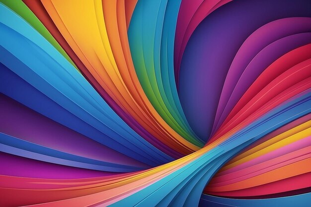 Photo rainbow blend background layers abstract stock illustration