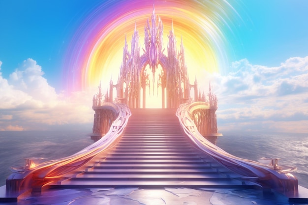 Rainbow bridge connecting two realms of love octan 00090 01