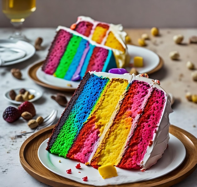 rainbow cake