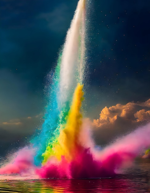 Rainbow Cascade