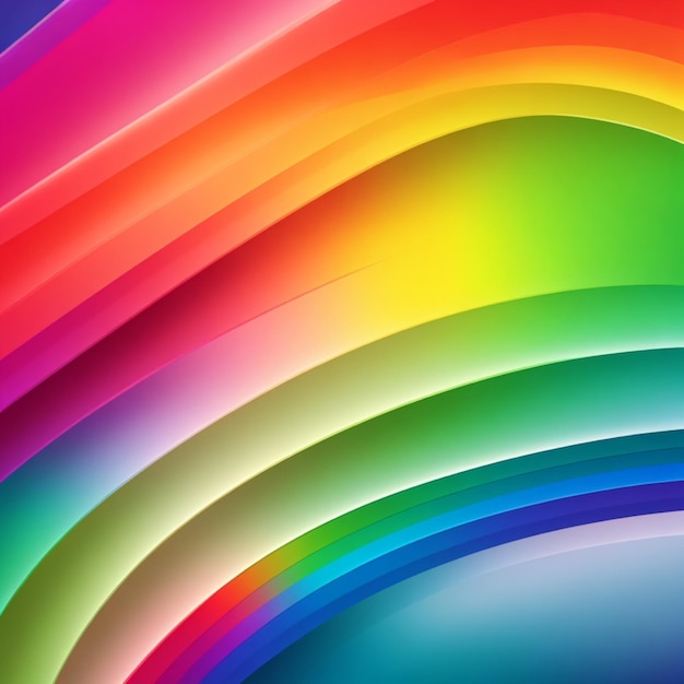 Photo rainbow color background 2 image ai generated