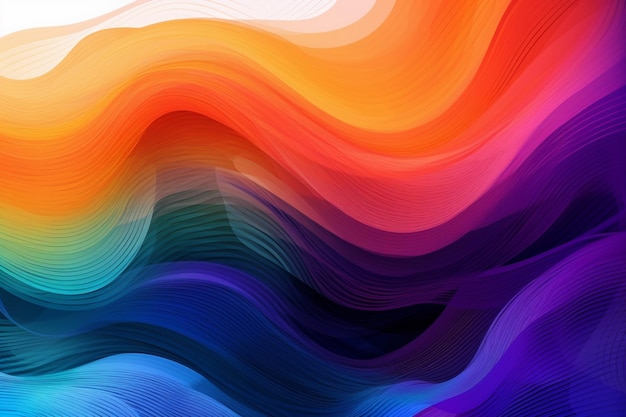 Rainbow color background with a rainbow background