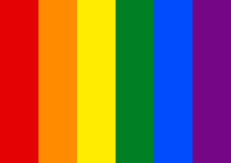 Foto rainbow color palettes abstract spectrum rgb kleurrijke behang achtergrond