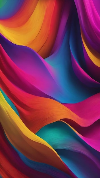 Rainbow color vibrant gradient abstract background