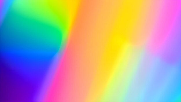 Photo a rainbow colored background with a rainbow colored line art