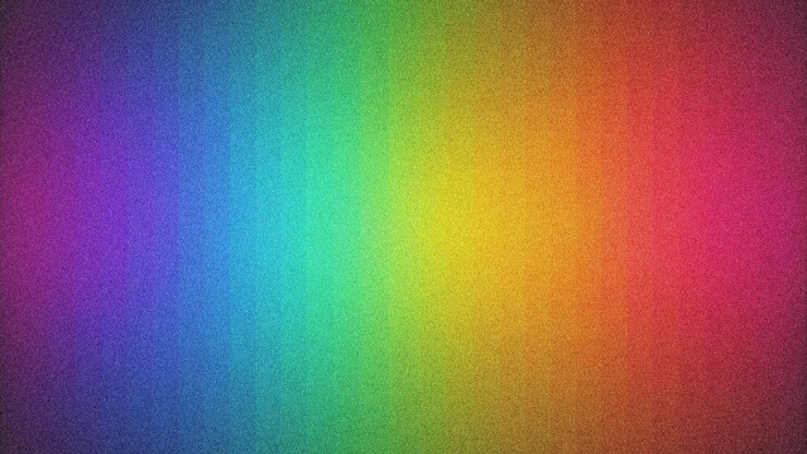 Photo a rainbow colored background with a rainbow colored strip