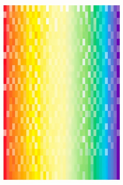 Photo a rainbow colored background with squares on it