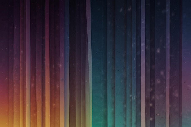 rainbow colored lines on a dark background