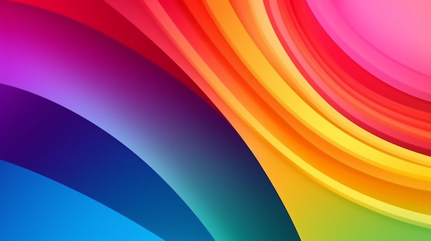 Rainbow colors background abstract vibrant color gradient