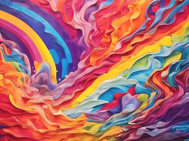 rainbow colors colorful bright colors abstract surreal