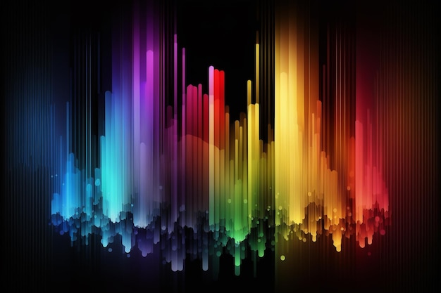 Rainbow colors wallpapers for iphone and android.