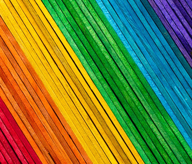 rainbow colour wood texture background