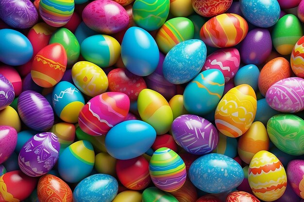 Rainbow Easter Eggs