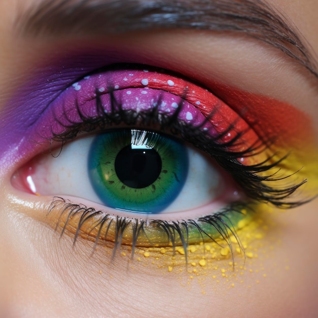 rainbow eye