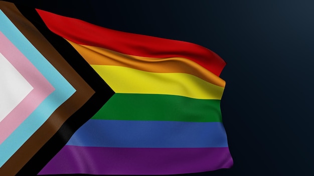 Rainbow flag lgbt rights gay progress pride symbol