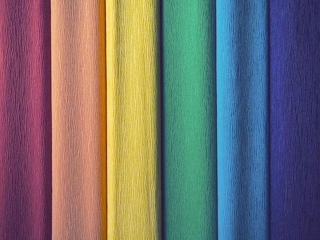 A rainbow flag the pride flag lgbtq community symbol europride\
2022 in belgrade is a landmark event for europe entire lgbti\
community red orange yellow green blue and purple crepe paper\
retro