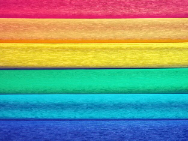 A Rainbow Flag the Pride Flag LGBTQ community symbol EuroPride 2022 in Belgrade is a landmark event for Europe entire LGBTI community Red orange yellow green blue and purple crepe