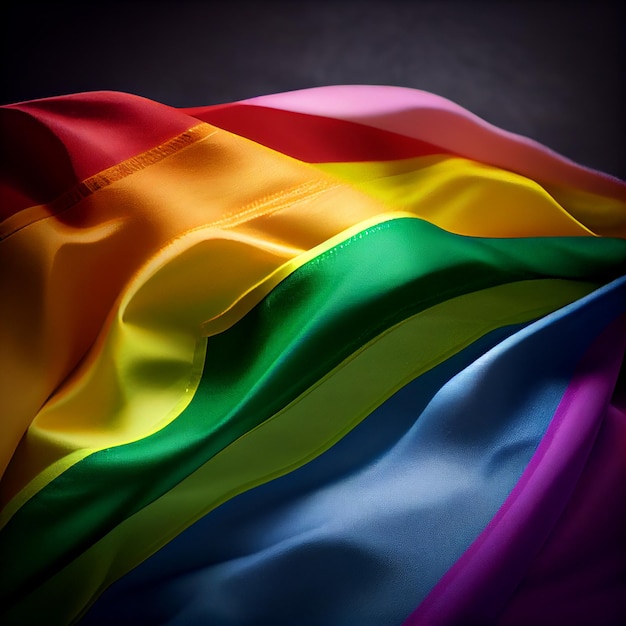 Rainbow flag pride Generative AI