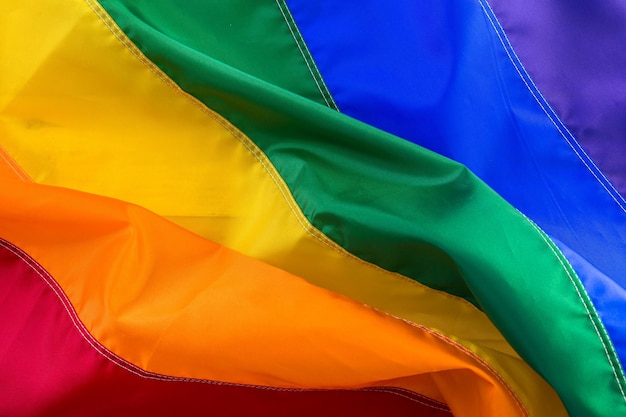 Rainbow Gay Pride vlag achtergrond.