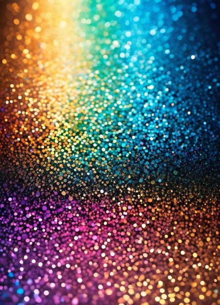 Rainbow glitter background