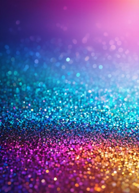 Rainbow glitter background