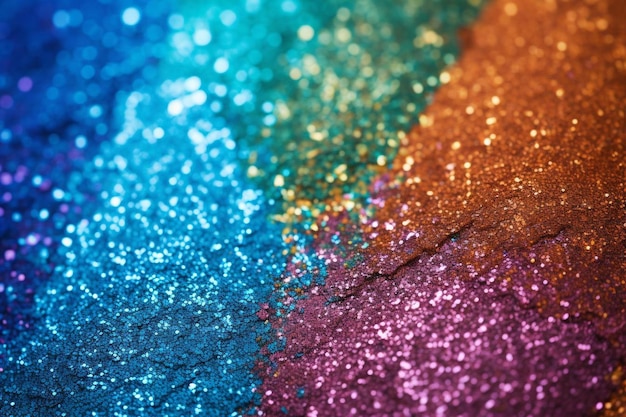 a rainbow of glitter is a beautiful way to add a touch of sparkle to your home.