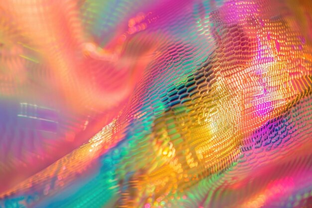 Радужный голографический неоновый размытый фон Голограмма обоев абстрактная текстура градиента