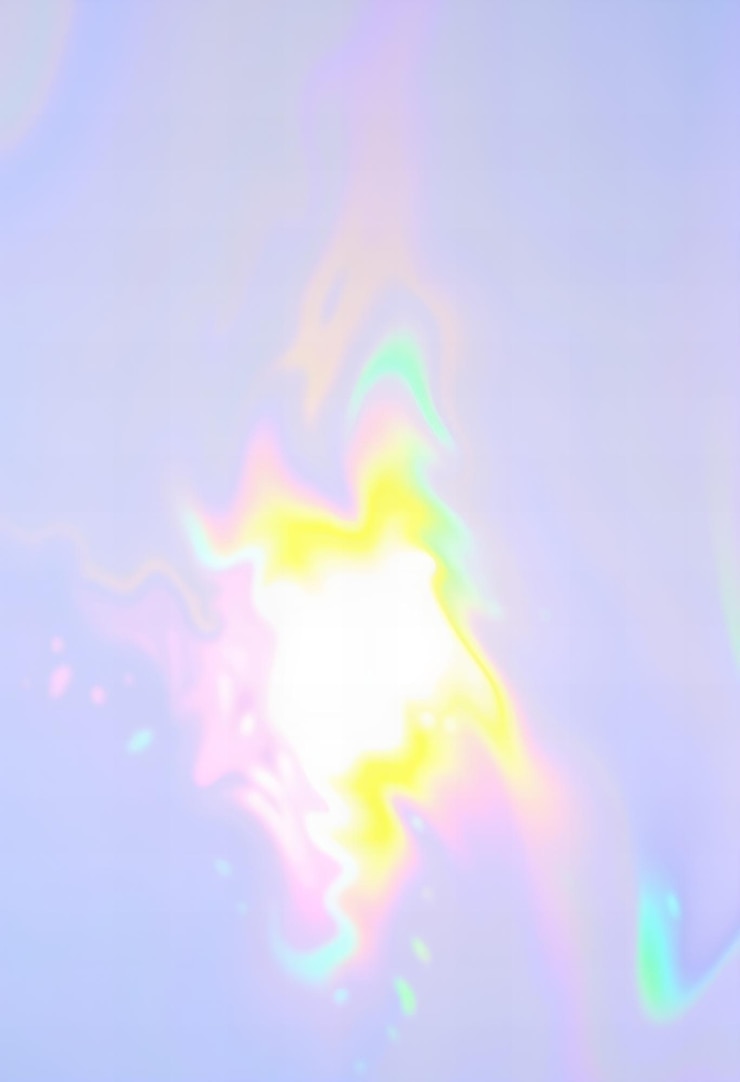 Photo 무지개 홀로그램 패턴