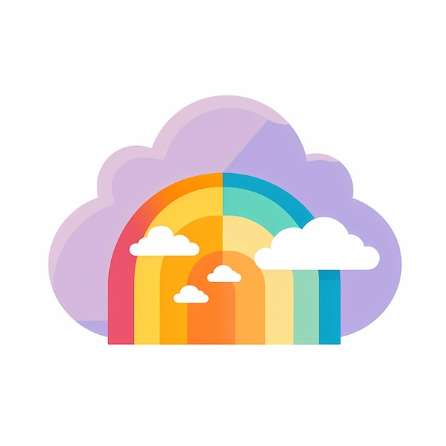 Foto icone arcobaleno