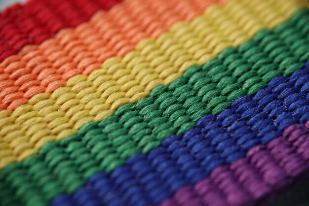 레인 보우 lgbt 카펫 또는 양성 동성애 게이 레즈비언 트랜스 젠더 아이디어의 깃발 상징