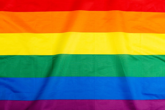 Rainbow LGBT flag as background