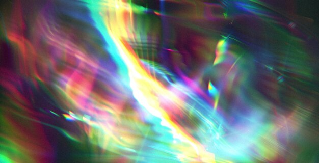 Rainbow light leaks colors merging and swirling in a vibrant abstract impression high quality