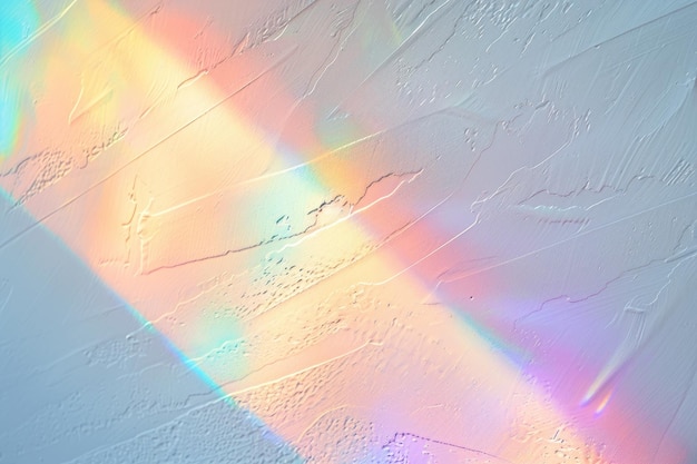 Rainbow light refraction overlay effect voor foto's en mockups