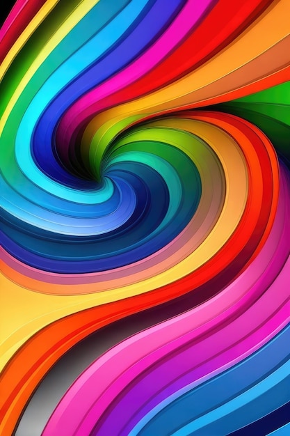 Rainbow motions abstract background