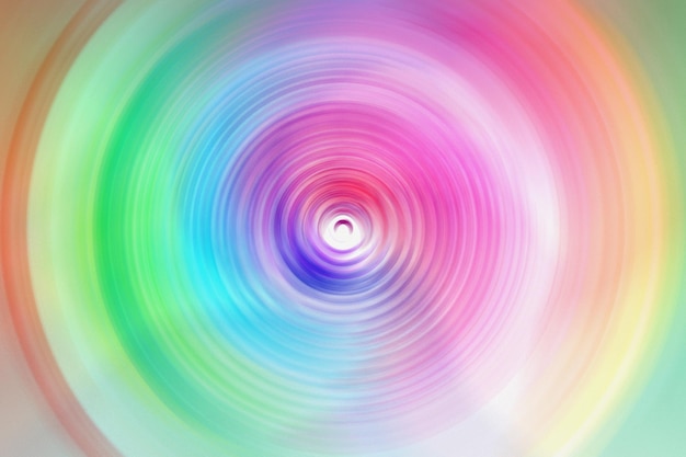 rainbow multicolored circular abstract background