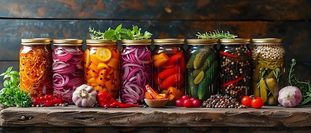 Rainbow of Preserved Harvest Canning Symphony Concept Harvest Preserving Canning Rainbow Symphony