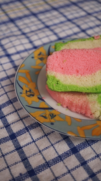 Torta pandan arcobaleno