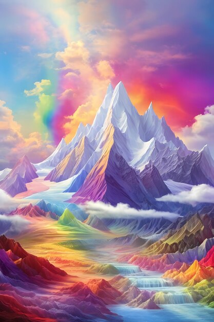 The Rainbow Peaks of Harmony