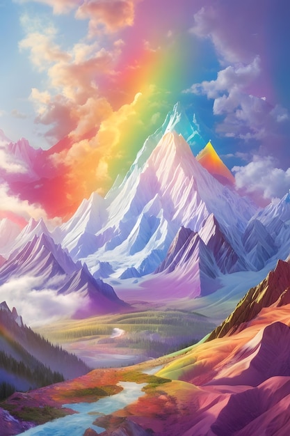 The Rainbow Peaks of Harmony