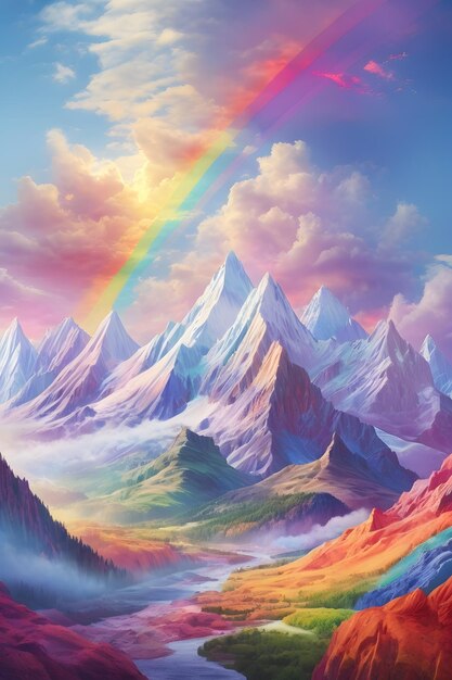 The Rainbow Peaks of Harmony