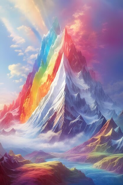 The Rainbow Peaks of Harmony