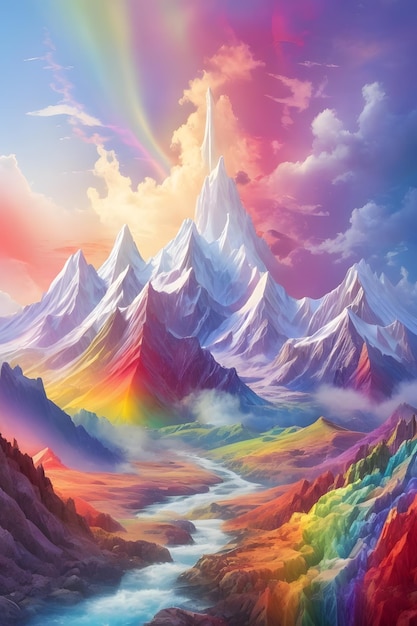 The Rainbow Peaks of Harmony