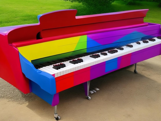 the rainbow piano