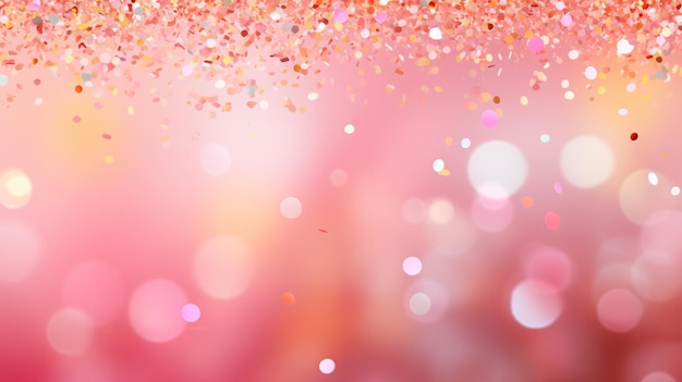 Foto estate di compleanno di colore rosa arcobaleno