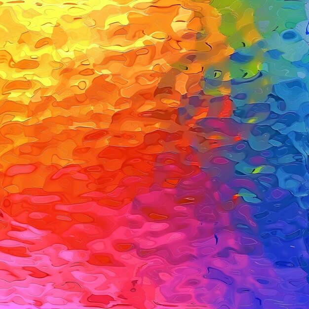 Rainbow Rhapsody Colorful Background Image