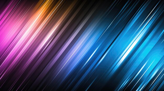 Rainbow Rhythm Dazzling and Dynamic Abstract Colorful Vibrant Stripes Generative AI