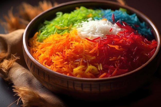 Rainbow Rice Colorful and Appetizing